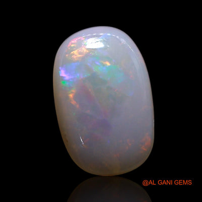 Natural Untreated Fire Opal Loose Gemstone Oval Cabochon From Australia 1.00 Cts 10x6x2 mm AG-212