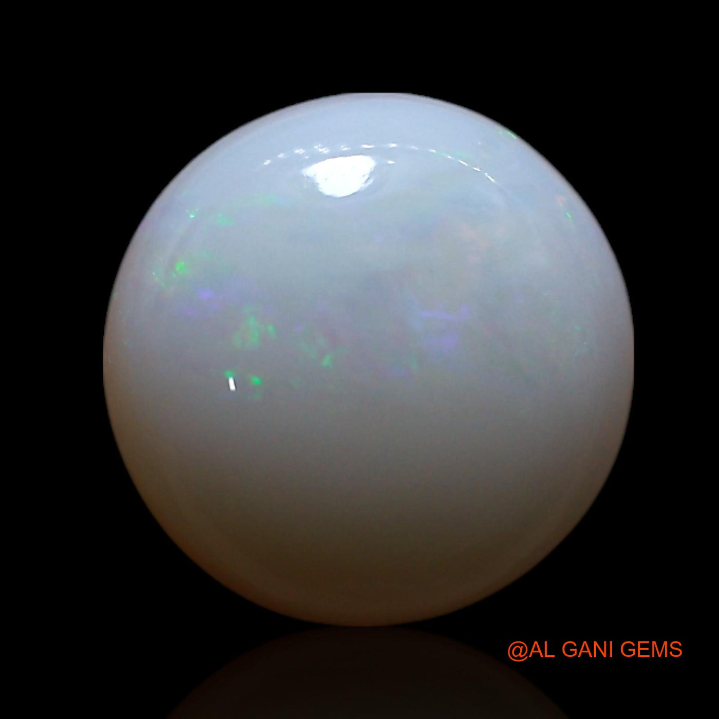 Natural Untreated Fire Opal Loose Gemstone Oval Cabochon From Australia 1.50 Cts 8x8x3 mm AG-213