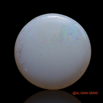 Natural Untreated Fire Opal Loose Gemstone Oval Cabochon From Australia 1.50 Cts 8x8x3 mm AG-213