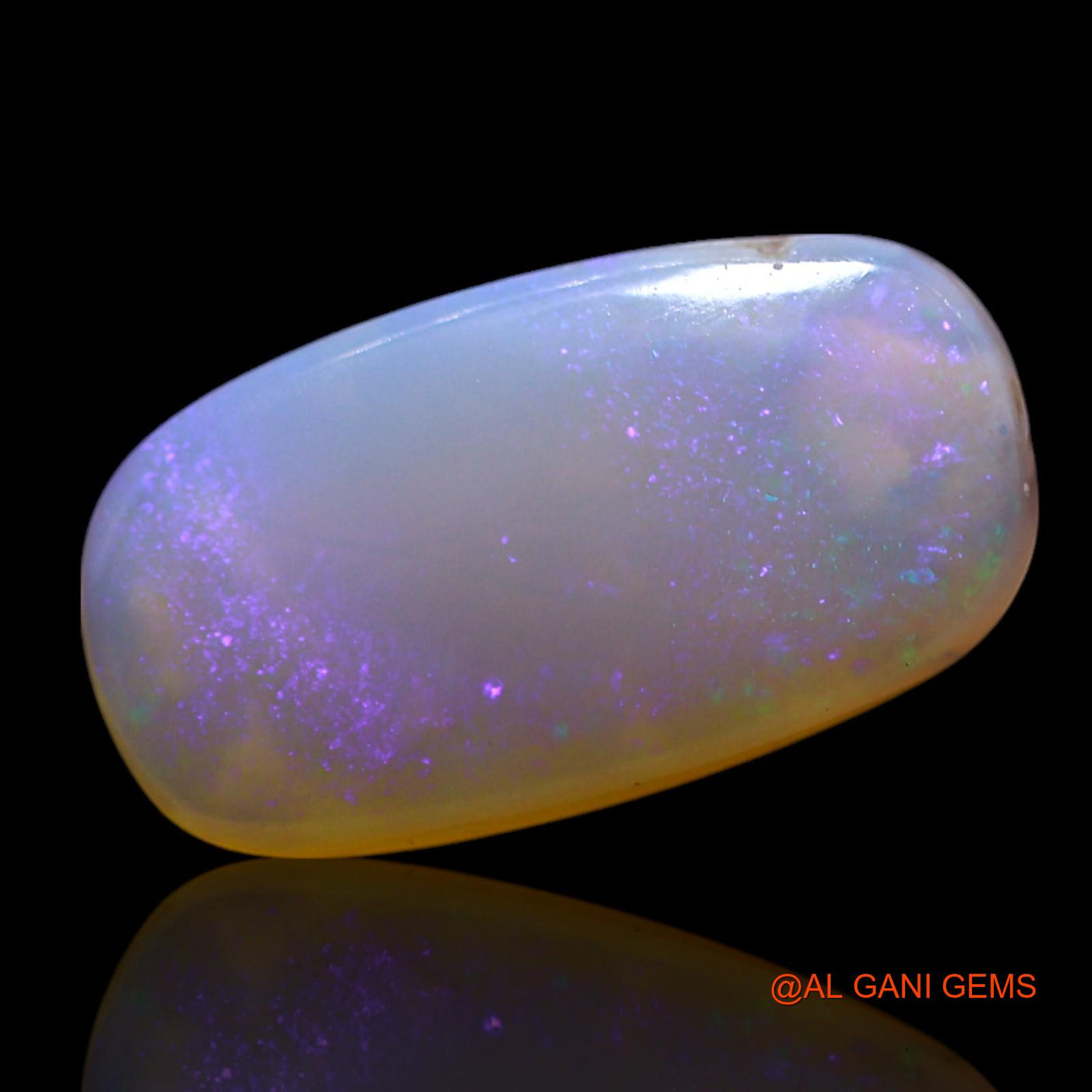 3.00 Cts Natural Australian Fire Opal Loose Gemstone Oval Cabochon 16x8x3 mm AG-215