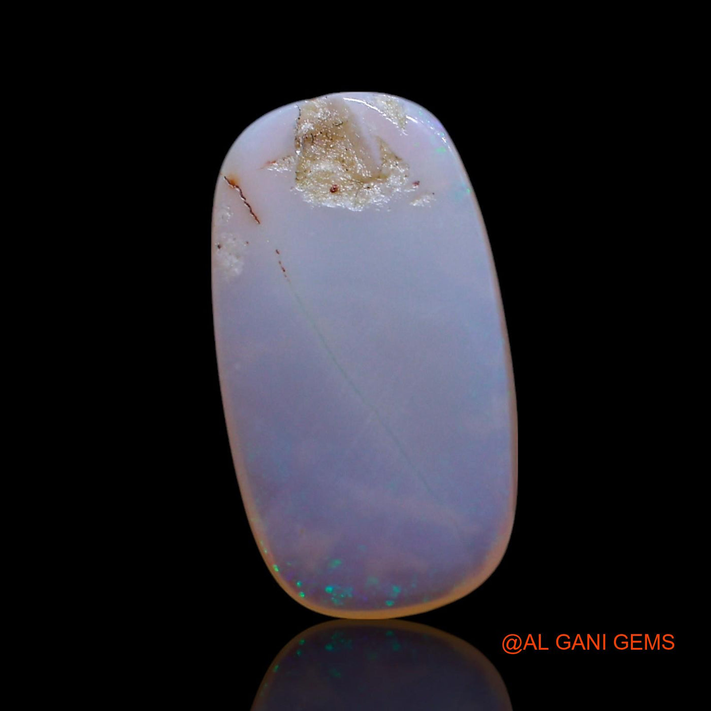 3.00 Cts Natural Australian Fire Opal Loose Gemstone Oval Cabochon 16x8x3 mm AG-215