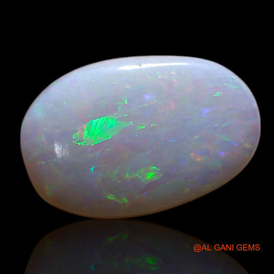 0.70 Cts Natural Australian Fire Opal Loose Gemstone Oval Cabochon 9x6x1 mm AG-216