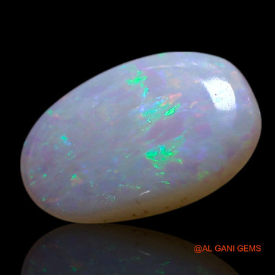 0.70 Cts Natural Australian Fire Opal Loose Gemstone Oval Cabochon 9x6x1 mm AG-216