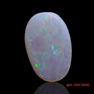 0.70 Cts Natural Australian Fire Opal Loose Gemstone Oval Cabochon 9x6x1 mm AG-216
