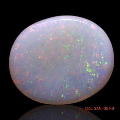 Natural Fire Opal Gemstone 0.90 Cts Loose Oval Cabochon From Australia 9x7x1 mm AG-219