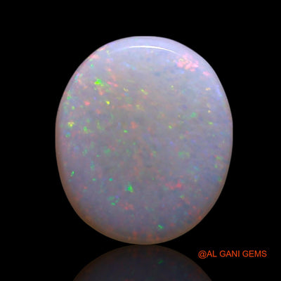 Natural Fire Opal Gemstone 0.90 Cts Loose Oval Cabochon From Australia 9x7x1 mm AG-219