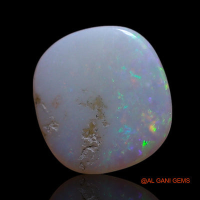 1.00 Cts Natural Australian Fire Opal Oval Cabochon Loose Gemstone For Jewelry 8x8x3 mm AG-222