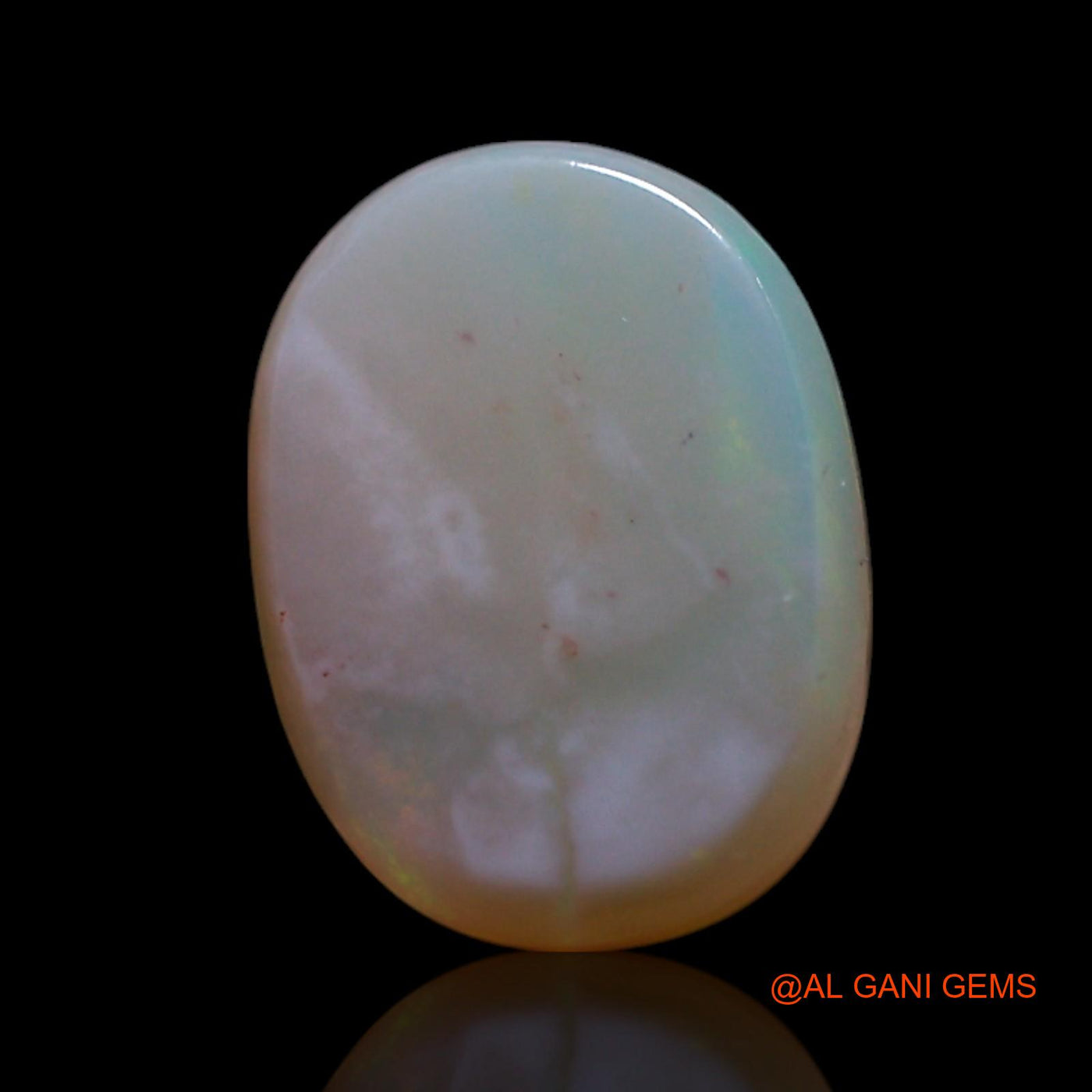 Natural Untreated Fire Opal Loose Gemstone Oval Cabochon From Australia 1.50 Cts 8x6x3 mm AG-223