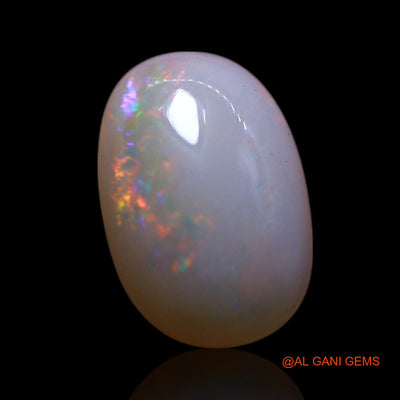 1.00 Cts Natural Australian Fire Opal Oval Cabochon Loose Gemstone For Jewelry 9x6x3 mm AG-224