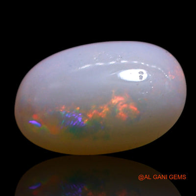 1.00 Cts Natural Australian Fire Opal Oval Cabochon Loose Gemstone For Jewelry 9x6x3 mm AG-224