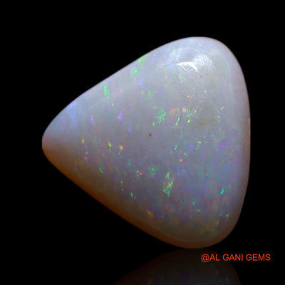 Natural Untreated Fire Opal Loose Gemstone Trillion Cabochon From Australia 1.00 Cts 8x8x2 mm AG-226