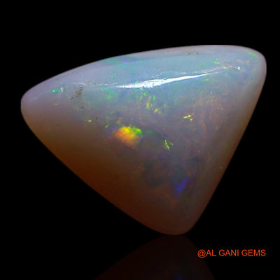 Natural Untreated Fire Opal Loose Gemstone Trillion Cabochon From Australia 1.00 Cts 9x7x2 mm AG-227