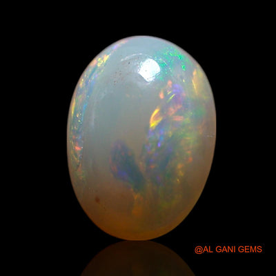 1.00 Cts Natural Australian Fire Opal Oval Cabochon Loose Gemstone For Jewelry 8x6x3 mm AG-228