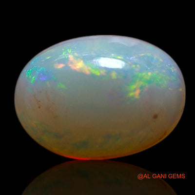 1.00 Cts Natural Australian Fire Opal Oval Cabochon Loose Gemstone For Jewelry 8x6x3 mm AG-228