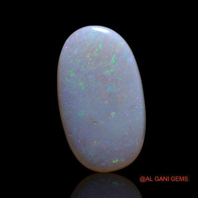 1.00 Cts Natural Australian Fire Opal Oval Cabochon Loose Gemstone For Jewelry 13x7x1 mm AG-22