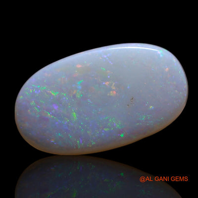 1.00 Cts Natural Australian Fire Opal Oval Cabochon Loose Gemstone For Jewelry 13x7x1 mm AG-22