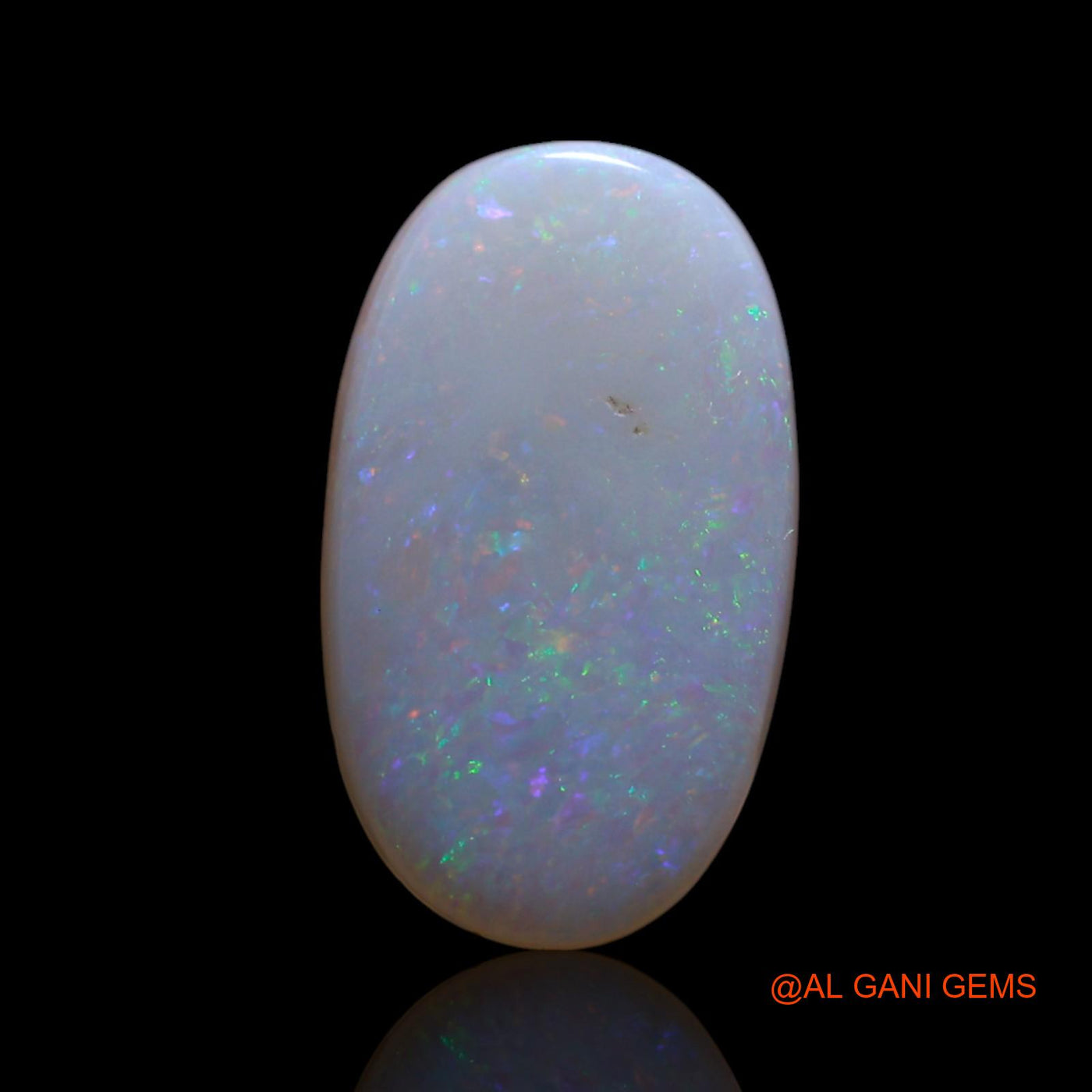 1.00 Cts Natural Australian Fire Opal Oval Cabochon Loose Gemstone For Jewelry 13x7x1 mm AG-22