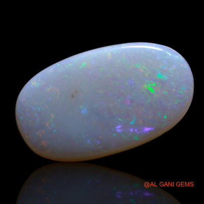 1.00 Cts Natural Australian Fire Opal Oval Cabochon Loose Gemstone For Jewelry 13x7x1 mm AG-22