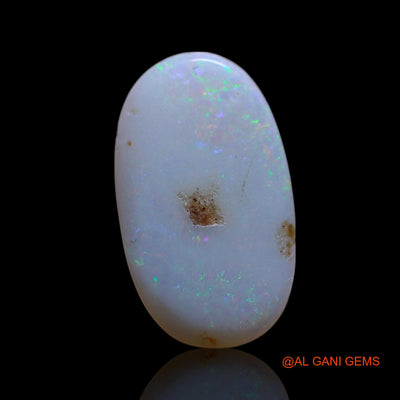 1.00 Cts Natural Australian Fire Opal Oval Cabochon Loose Gemstone For Jewelry 13x7x1 mm AG-22