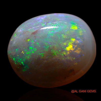 Natural Fire Opal Gemstone 1.00 Cts Loose Oval Cabochon From Australia 8x7x3 mm AG-230