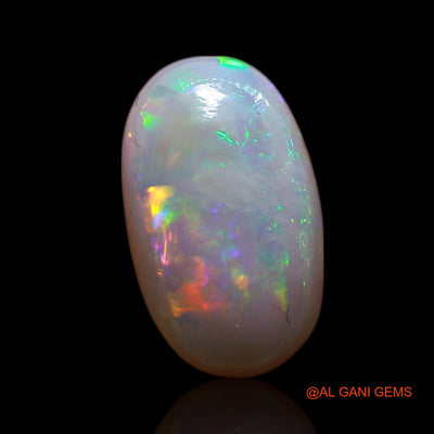 1.00 Cts Natural Australian Fire Opal Loose Gemstone Oval Cabochon 4x5x3 mm AG-231