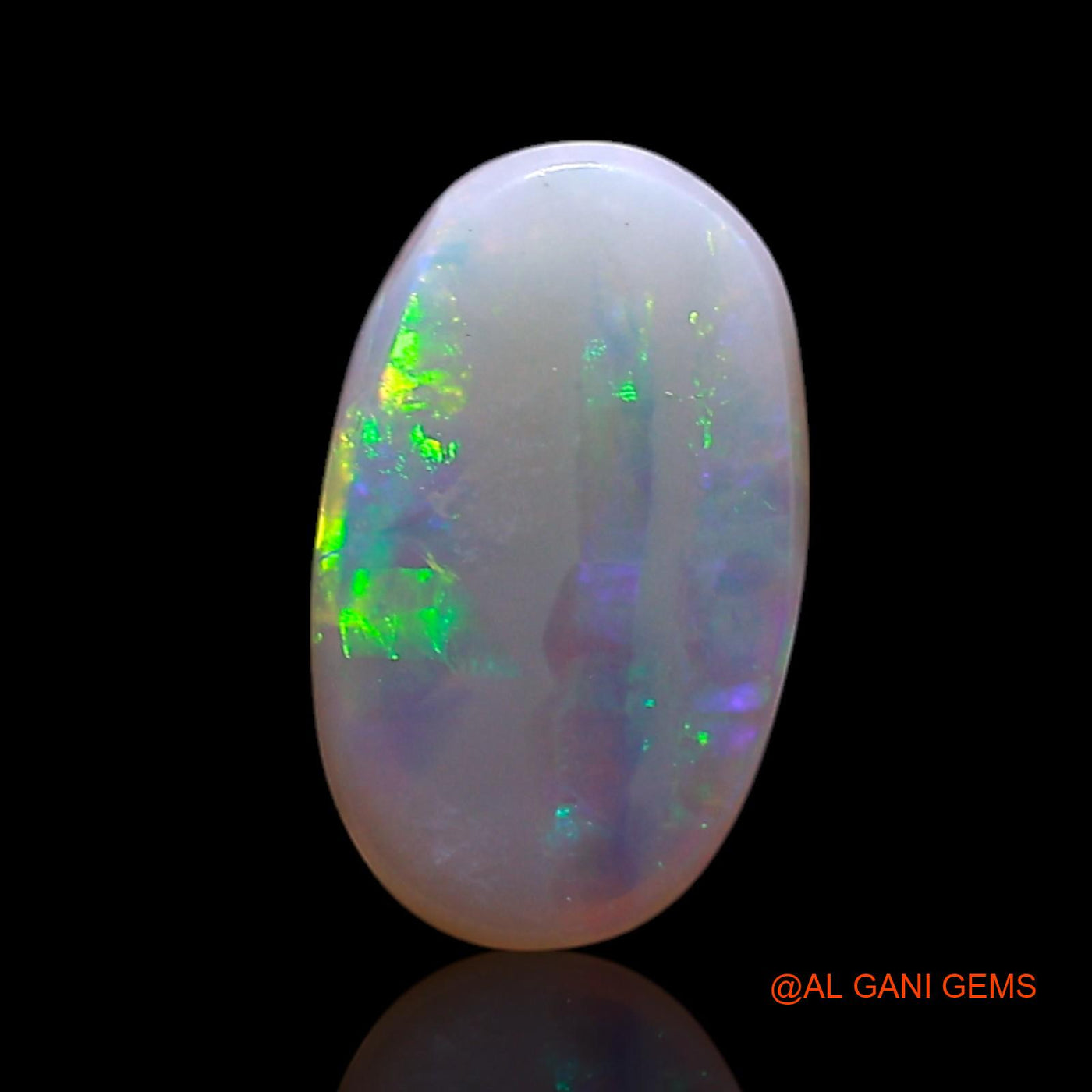 1.00 Cts Natural Australian Fire Opal Loose Gemstone Oval Cabochon 4x5x3 mm AG-231