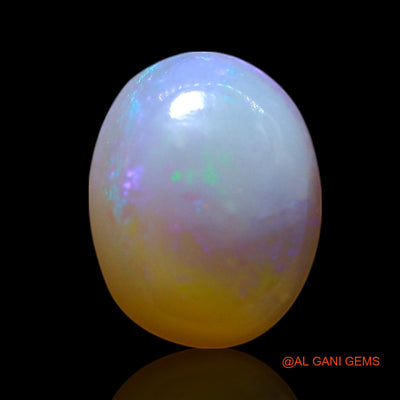 1.00 Cts Unheated Australian Fire Opal Loose Gemstone Oval Cabochon Natural 8x6x3 mm AG-232