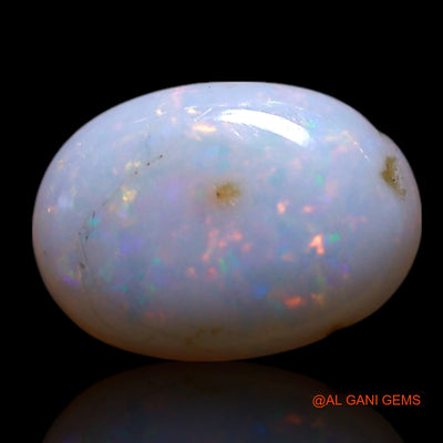 Natural Untreated Fire Opal Loose Gemstone Oval Cabochon From Australia 1.00 Cts 9x6x2 mm AG-234