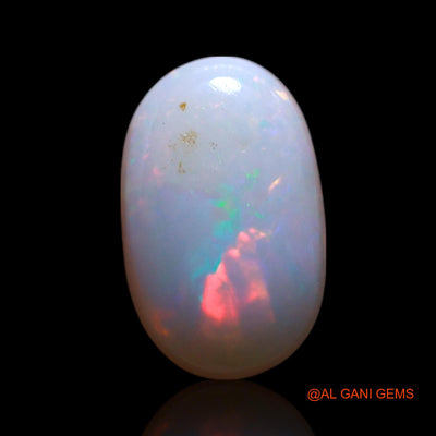 Natural Fire Opal Gemstone 0.90 Cts Loose Oval Cabochon From Australia 9x6x2 mm AG-235