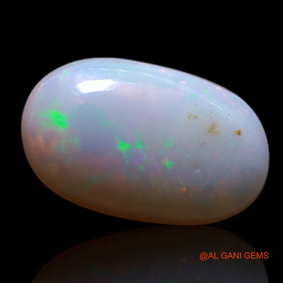 Natural Fire Opal Gemstone 0.90 Cts Loose Oval Cabochon From Australia 9x6x2 mm AG-235