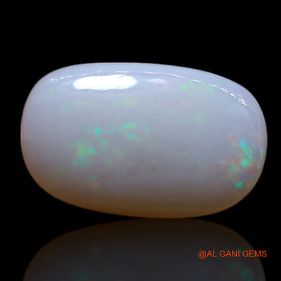 0.80 Cts Natural Australian Fire Opal Loose Gemstone Oval Cabochon 9x6x2 mm AG-237