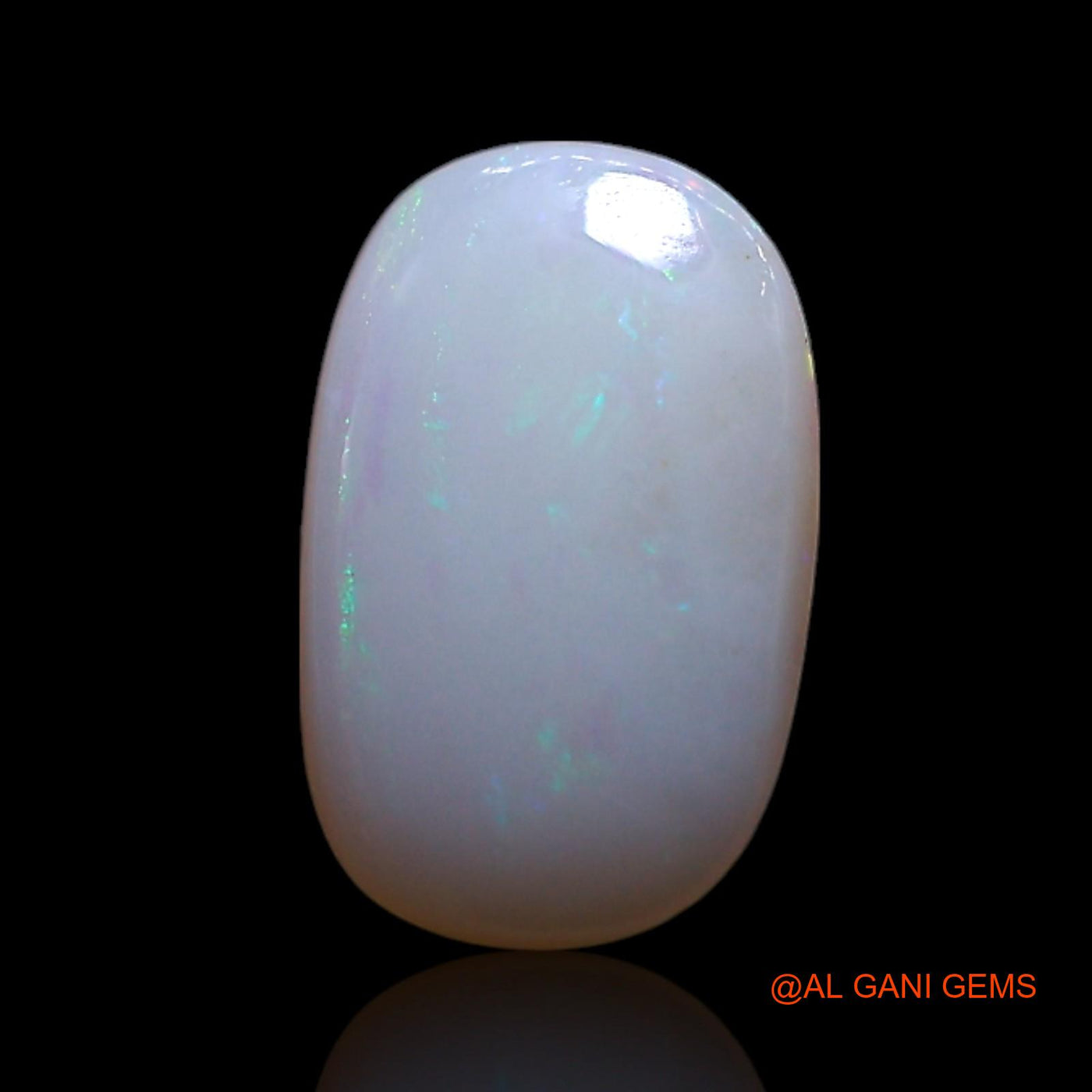 0.80 Cts Natural Australian Fire Opal Loose Gemstone Oval Cabochon 9x6x2 mm AG-237
