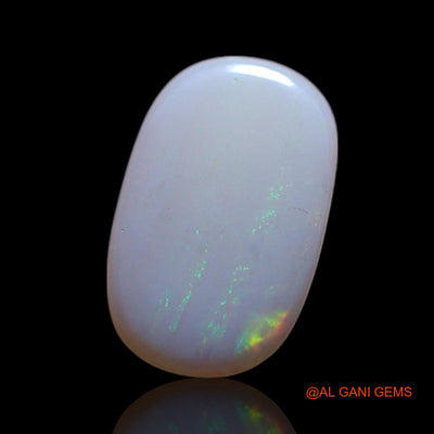 0.80 Cts Natural Australian Fire Opal Loose Gemstone Oval Cabochon 9x6x2 mm AG-237