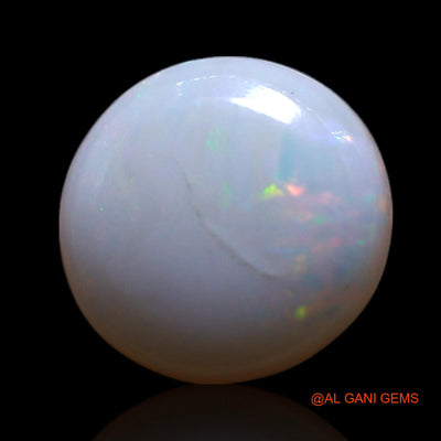 1.00 Cts Natural Australian Fire Opal Oval Cabochon Loose Gemstone For Jewelry 8x8x3 mm AG-238