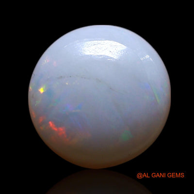 1.00 Cts Natural Australian Fire Opal Oval Cabochon Loose Gemstone For Jewelry 8x8x3 mm AG-238