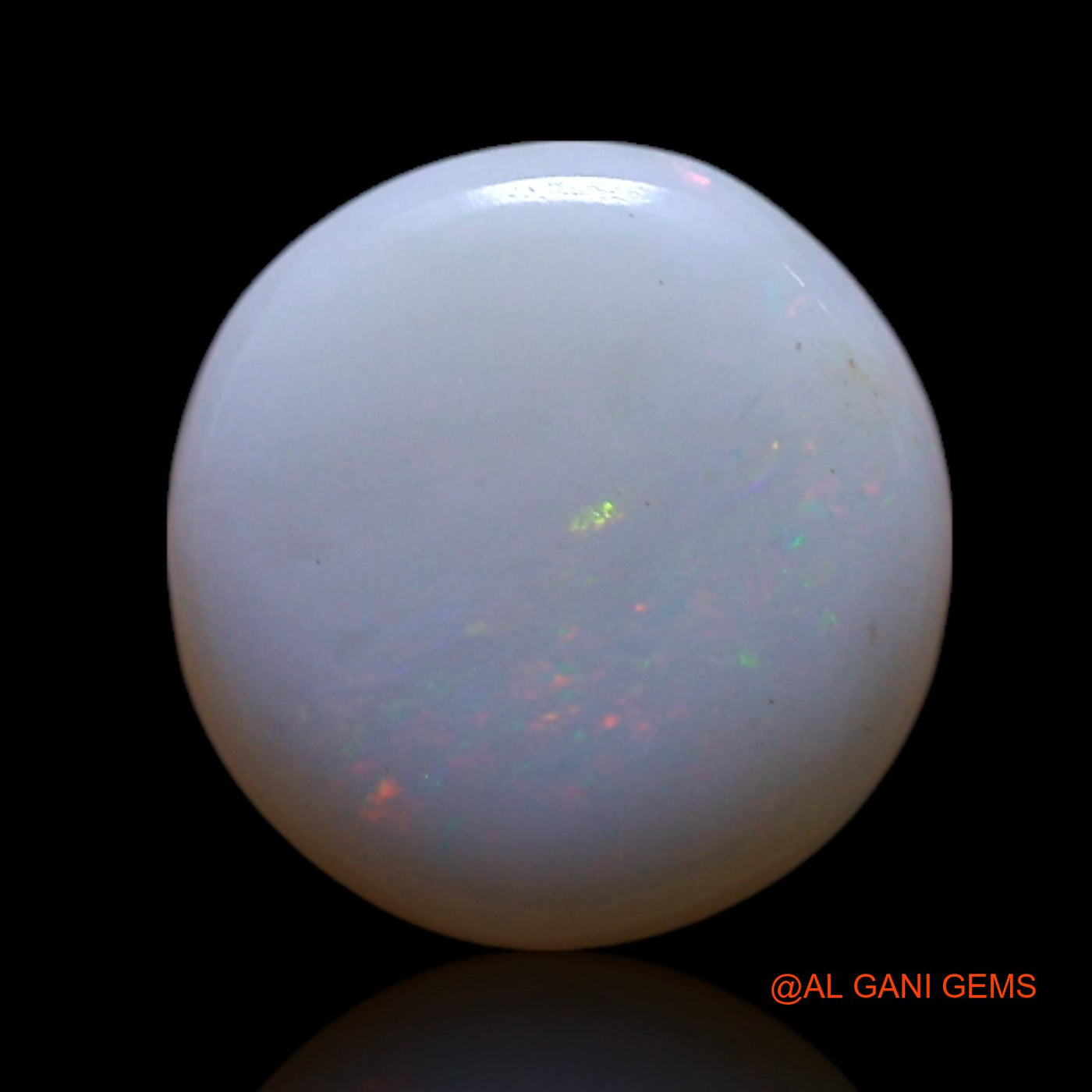 1.00 Cts Natural Australian Fire Opal Oval Cabochon Loose Gemstone For Jewelry 8x8x3 mm AG-238
