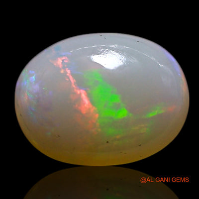 1.00 Cts Natural Australian Fire Opal Loose Gemstone Oval Cabochon 8x6x3 mm AG-239