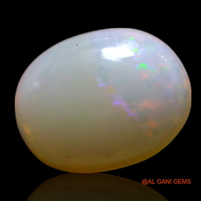 1.00 Cts Natural Australian Fire Opal Loose Gemstone Oval Cabochon 8x6x3 mm AG-239