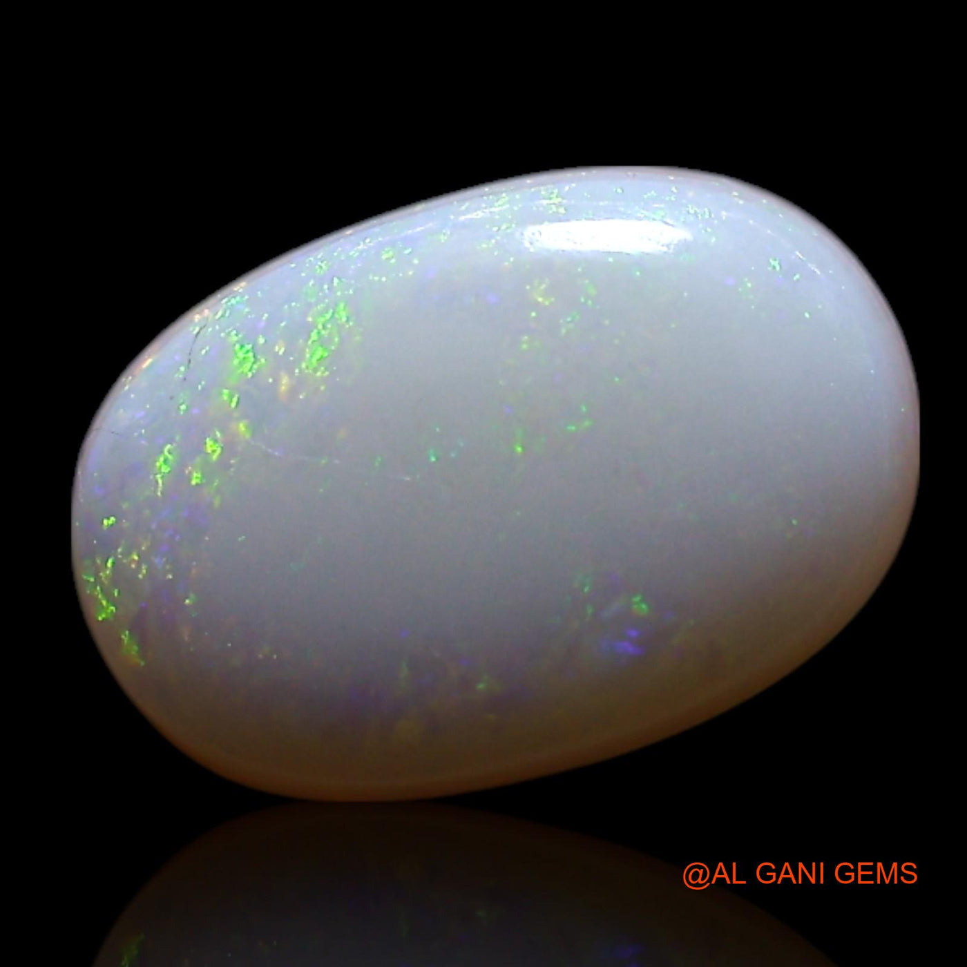 Natural Untreated Fire Opal Loose Gemstone Oval Cabochon From Australia 1.00 Cts 9x6x3 mm AG-240