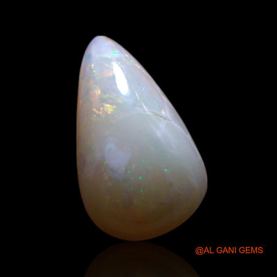 Natural Fire Opal Gemstone 1.00 Cts Loose Pear Cabochon From Australia 10x6x3 mm AG-242