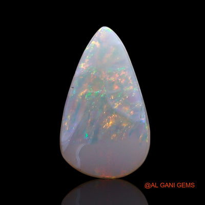 Natural Fire Opal Gemstone 1.00 Cts Loose Pear Cabochon From Australia 10x6x3 mm AG-242