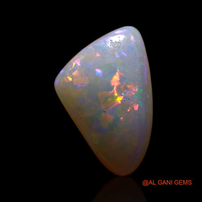 1.00 Cts Natural Australian Fire Opal Loose Gemstone Trillion Cabochon 9x6x3 mm AG-243