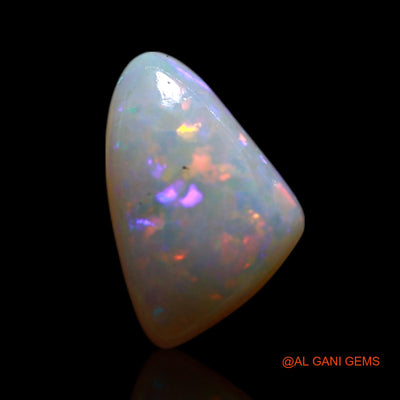 1.00 Cts Natural Australian Fire Opal Loose Gemstone Trillion Cabochon 9x6x3 mm AG-243