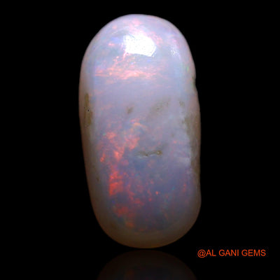 1.00 Cts Natural Australian Fire Opal Loose Gemstone Oval Cabochon 10x5x2 mm AG-244