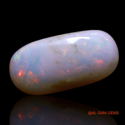 1.00 Cts Natural Australian Fire Opal Loose Gemstone Oval Cabochon 10x5x2 mm AG-244