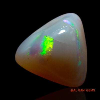 Natural Fire Opal Gemstone 1.40 Cts Loose Trillion Cabochon From Australia 7x7x4 mm AG-246