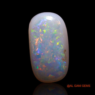 0.80 Cts Natural Australian Fire Opal Oval Cabochon Loose Gemstone For Jewelry 9x5x2 mm AG-247