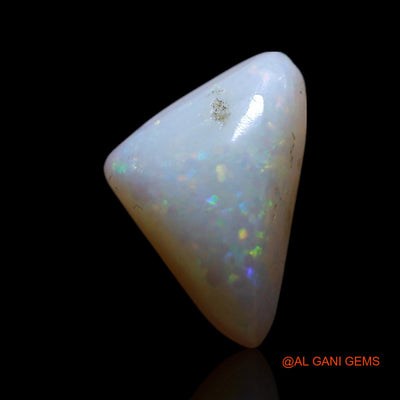 Natural Fire Opal Gemstone 0.90 Cts Loose Trillion Cabochon From Australia 9x7x3 mm AG-250