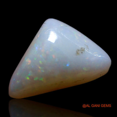 Natural Fire Opal Gemstone 0.90 Cts Loose Trillion Cabochon From Australia 9x7x3 mm AG-250