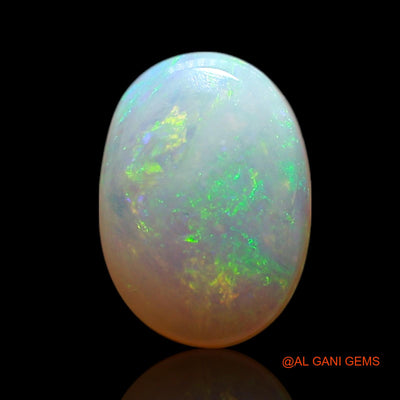 1.00 Cts Natural Australian Fire Opal Loose Gemstone Oval Cabochon 8x6x3 mm AG-252